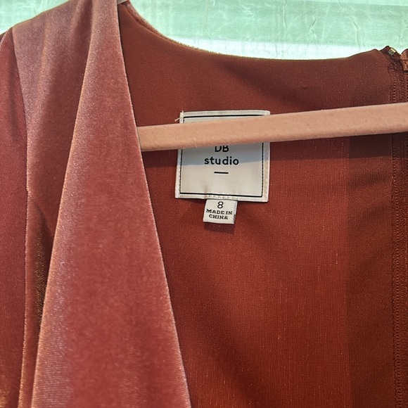 NWT DB Studio Velvet Dress - Picture 4 of 5